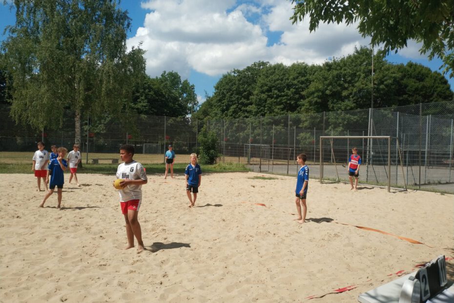 Jugendschiedsrichterausbildung im Sand