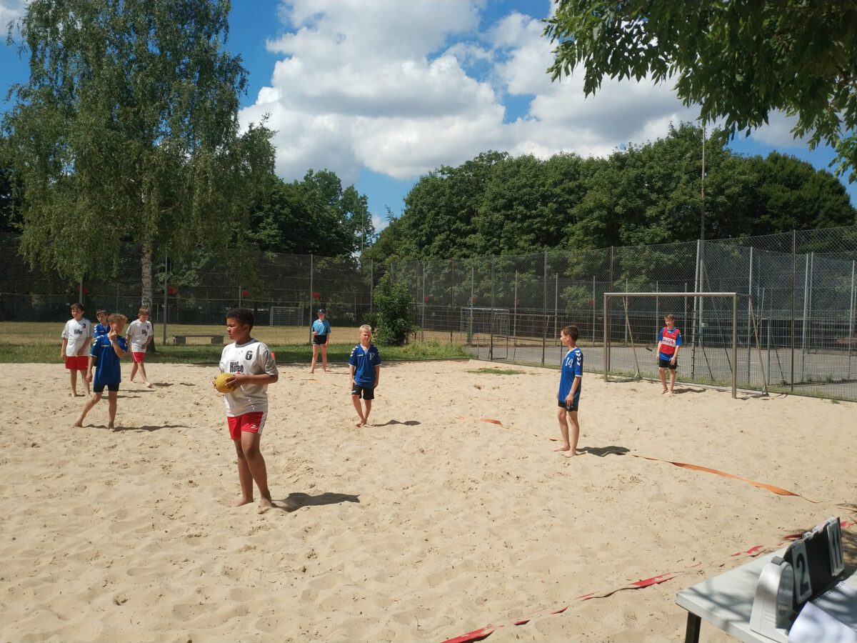 Jugendschiedsrichterausbildung im Sand